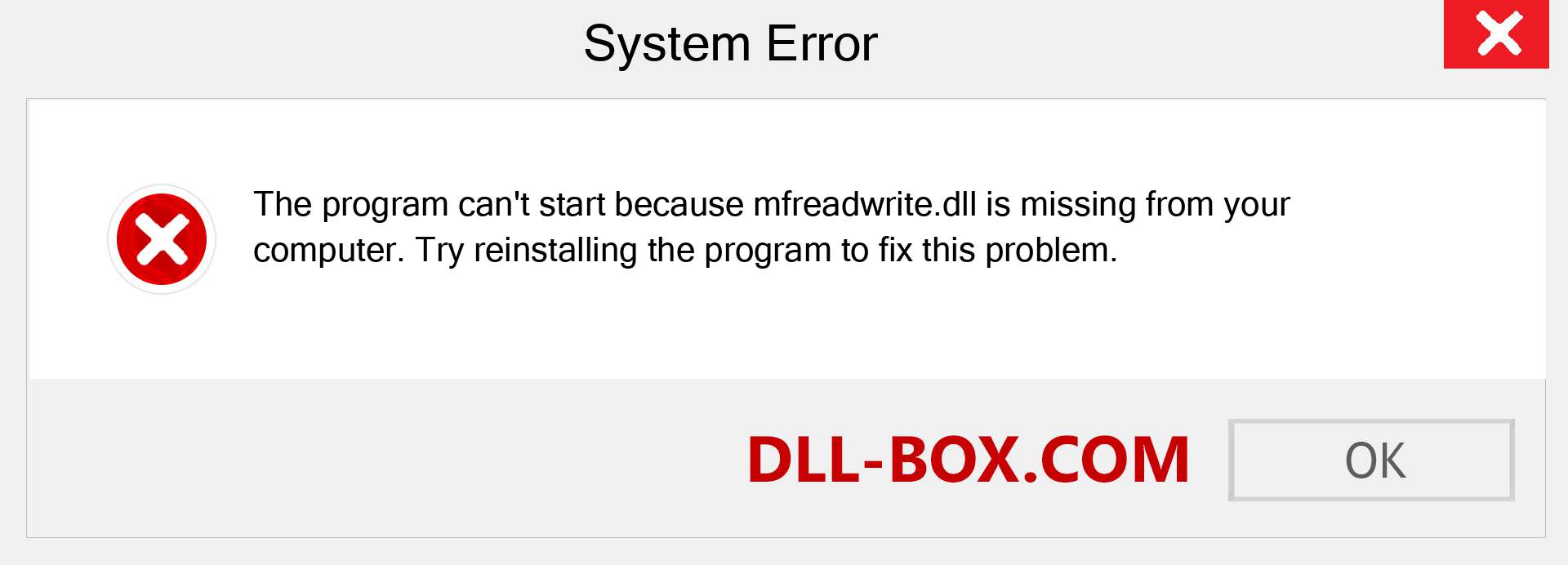  mfreadwrite.dll file is missing?. Download for Windows 7, 8, 10 - Fix  mfreadwrite dll Missing Error on Windows, photos, images
